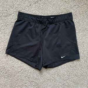 Nike drifit shorts. Women’s small black athletic shorts